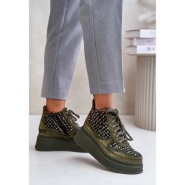 Maciejka 06759-09 Botine verzi verde 2