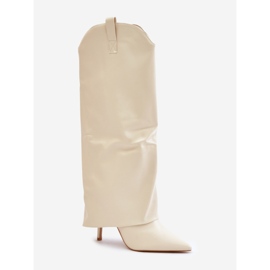 Model 35858 Cizme Bej Deschis 2