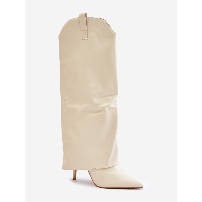 Model 35858 Cizme Bej Deschis 2