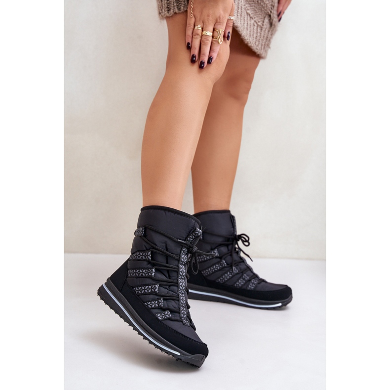 Progress PROGJ-20-02 Cizme negre pentru zapada negru 1