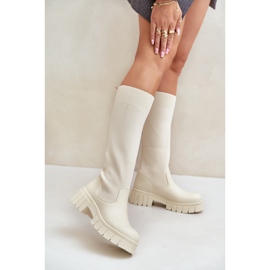 Cizme Model RQ438 Bej Deschis 1 Cizme Model RQ438 Bej Deschis 1