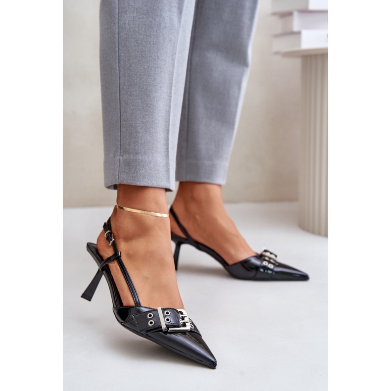 Tocuri înalte Model P-1401 Negru 1