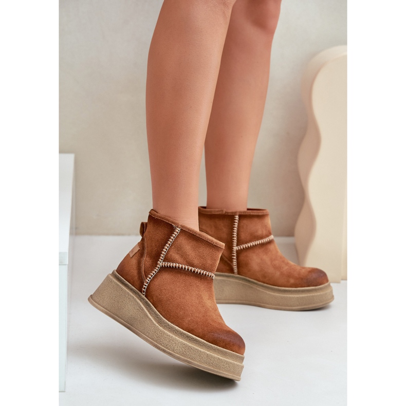 Maciejka 06769-29 Cizme maro pentru zapada 1