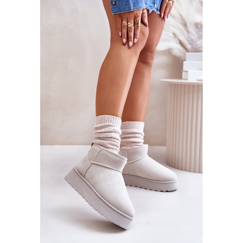 Cizme de zapada Model 20216-4E Gri deschis 1 Cizme de zapada Model 20216-4E Gri deschis 1