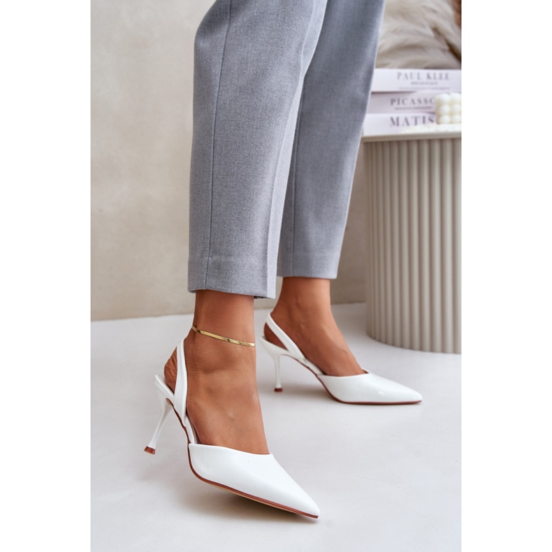 Stilettos Model SQC-128 Alb 1