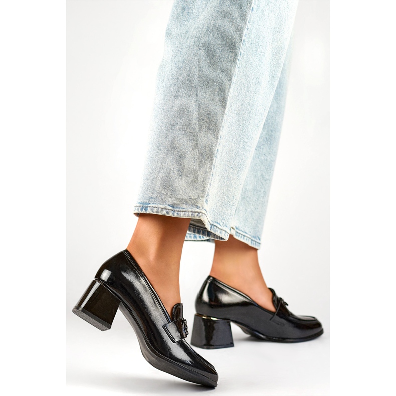 Pompe Mocasini Model GD-FL475B Negru 1