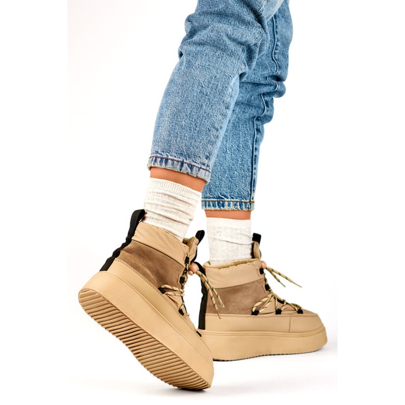 Cizme de zapada Model 24-72302BE Bej 1 Cizme de zapada Model 24-72302BE Bej 1