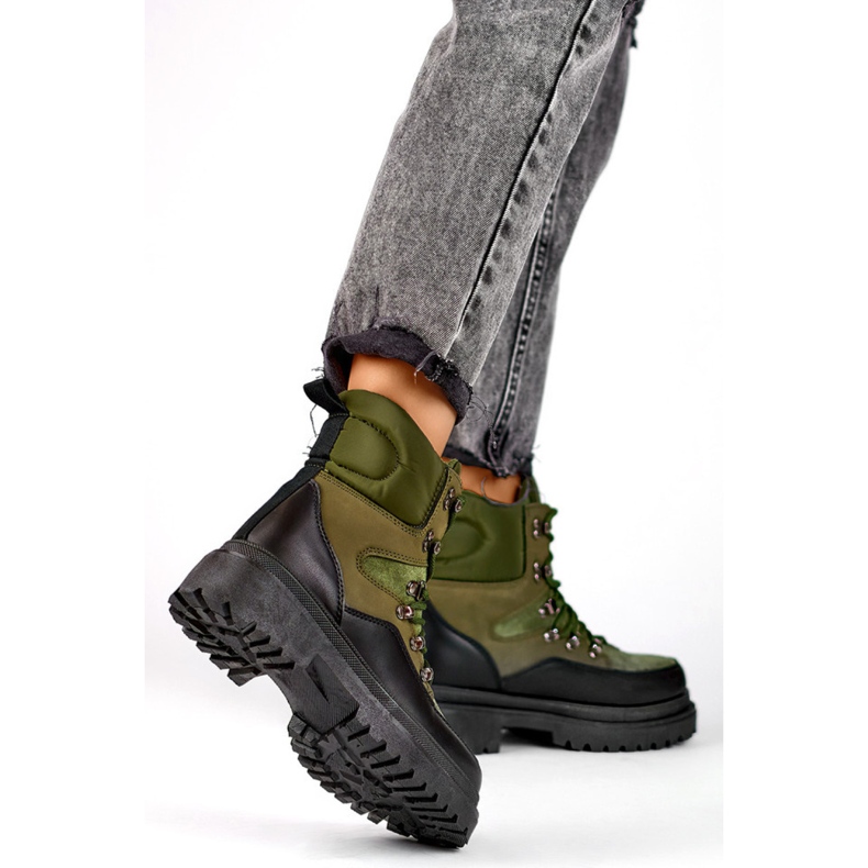 Trappers Model A-852GR Negru/Verde 1