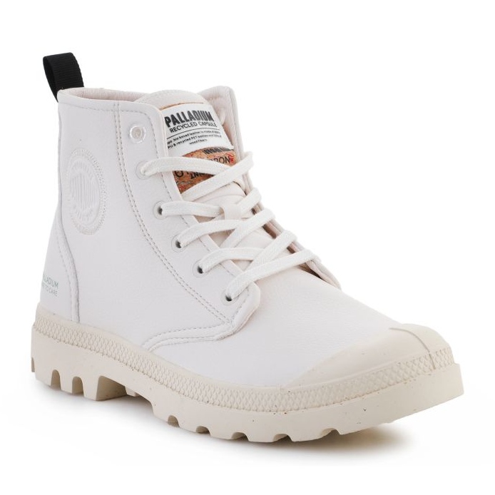 Pantofi Palladium Pampa Hi Re Vegan Lth 74378-116-M alb 1