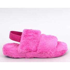 Papuci de dama cu elastic Rhodes Fuchsia roz 3