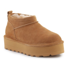 Cizme de zapada retro super scurte BearPaw 3051W-243 bej 1