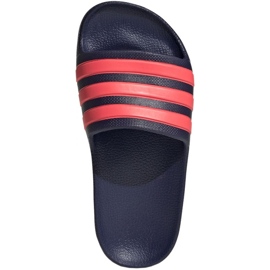 Papuci copii Adidas Adilette Aqua, bleumarin albastru 1