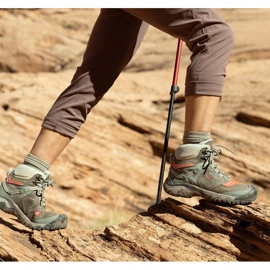 Pantofi de trekking Keen Ridge Flex Mid Wp KE-1024921 maro 2 Pantofi de trekking Keen Ridge Flex Mid Wp KE-1024921 maro 2