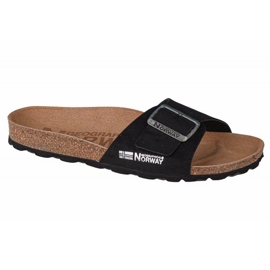 Geographical Norway Geographic Norway Sandalias Bios Pala Hebilla flip-flops W GNW20410-01 negru 1
