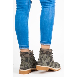 Mckeylor Căpători de camuflaj pentru femei verde 2