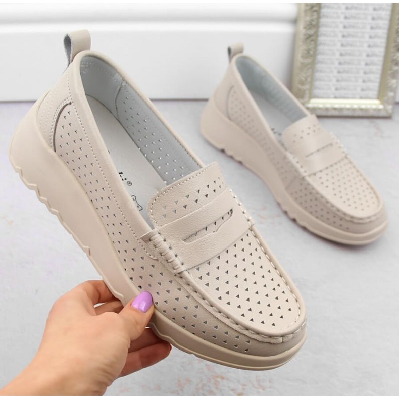 Ugg S. Pantofi ajurati Barski W LR509 OLI253B 2