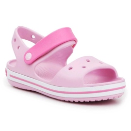 Sandale Crocs Crocband pentru copii 12856-6GD roz 1