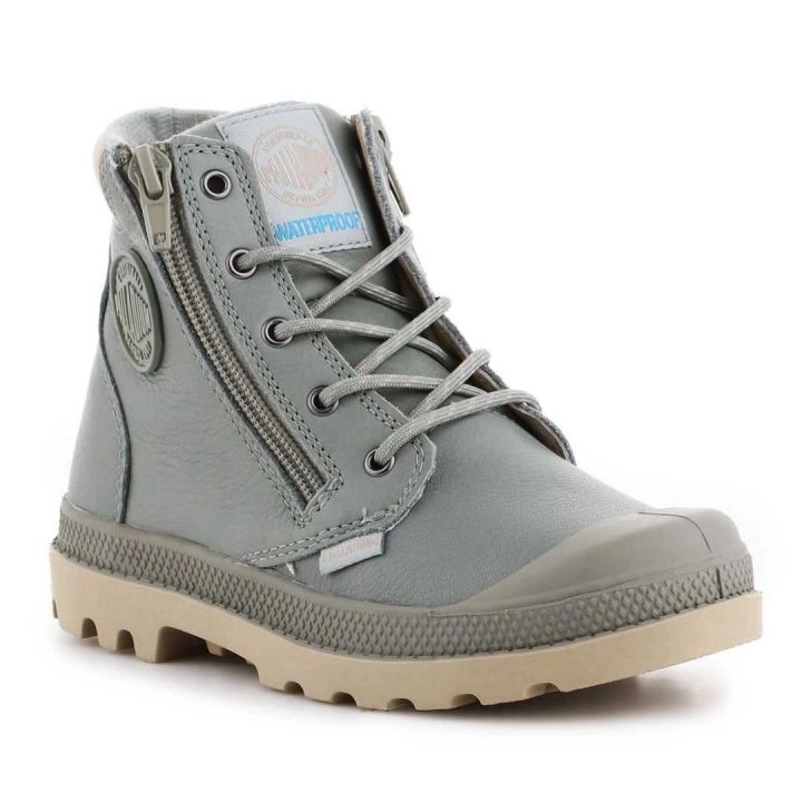 Pantofi Palladium Pampa Hi Cuff Wp 53476-344-M gri 1
