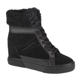 Pantofi caldi Calvin Klein Hidden Wedge W YW0YW00439-0GJ negru 4