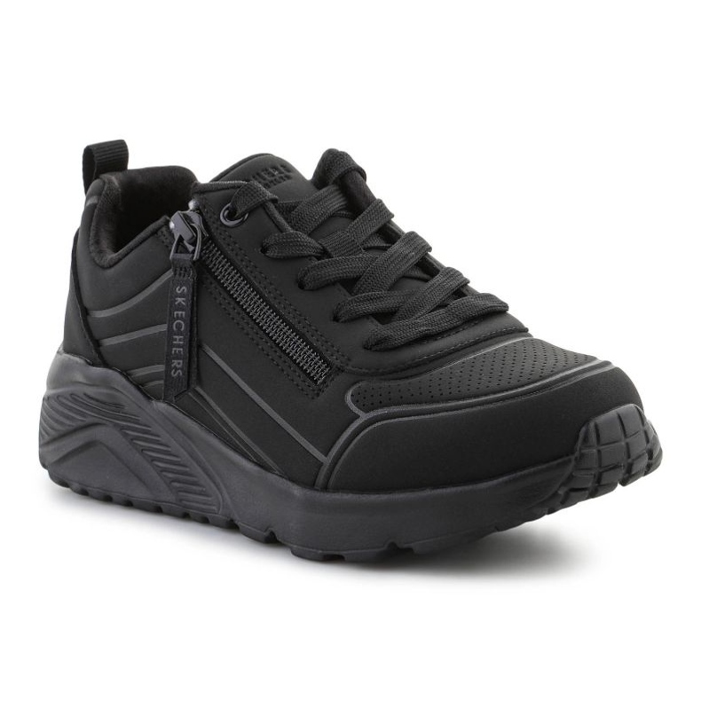 Pantofi Skechers Uno Lite Easy Zip 310387L-BBK negri negru 1