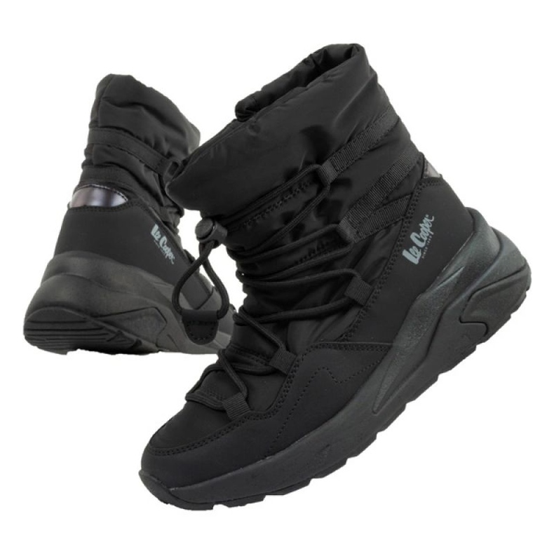 Cizme de zapada dama Lee Cooper LCJ-24-47-3156L, negre negru 1