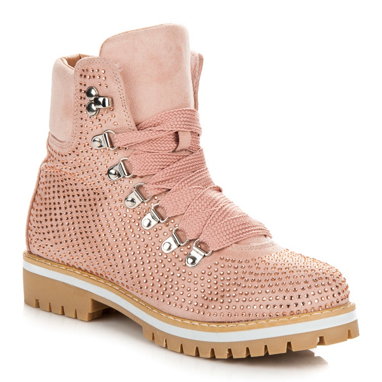 Vices Trappers cu sireturi late roz 1