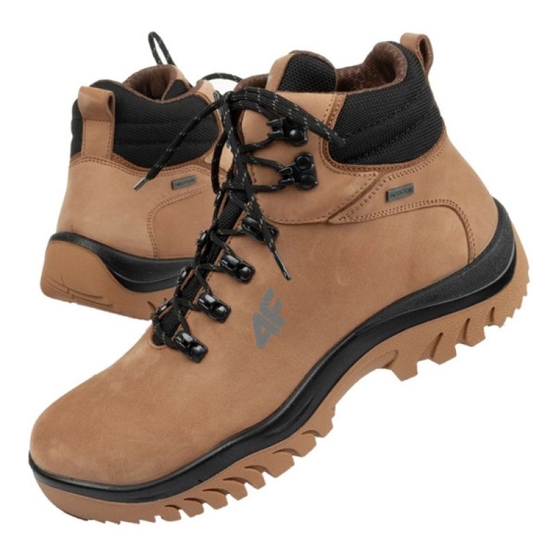 4F OBMH257 44S pantofi de trekking bej 1