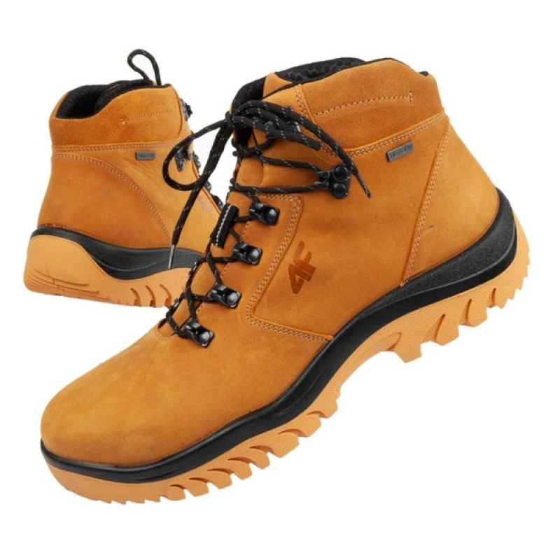4F OBMH258 83S pantofi de trekking maro 1