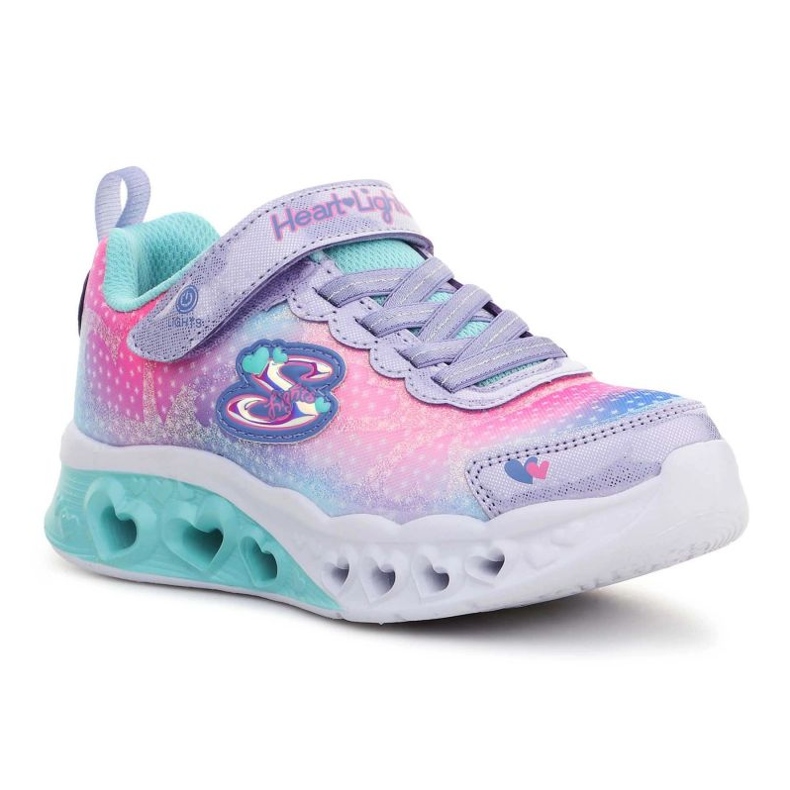 Pantofi Skechers S Lights Flutter Heart Lights 302315-LVMT roz 1