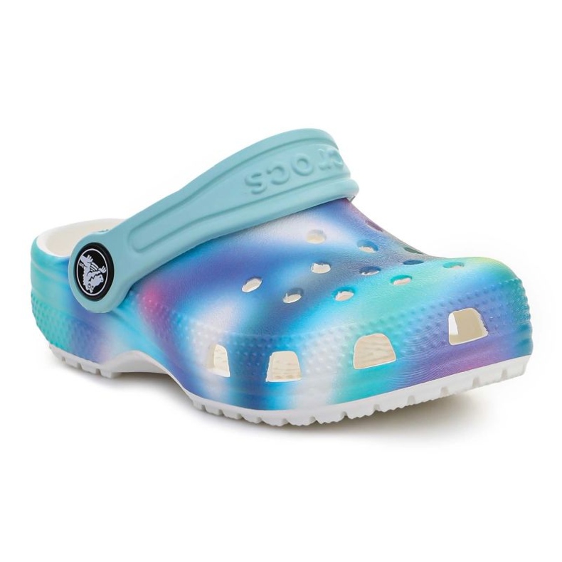 Șlapi Crocs Classic Solarized Kids Clog 207588-94S albastru 1