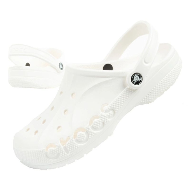 Slapi Crocs Baya 10126-100, albe 1