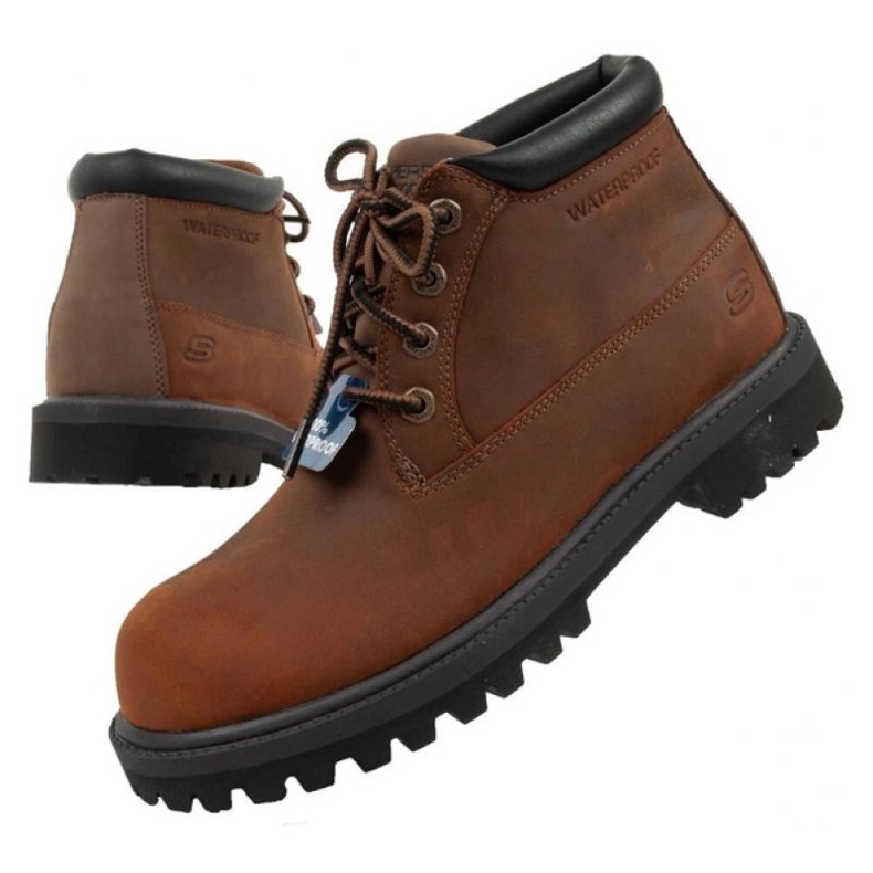 Ghete Skechers pentru bărbați 205274/CDB maro 1 Ghete Skechers pentru bărbați 205274/CDB maro 1