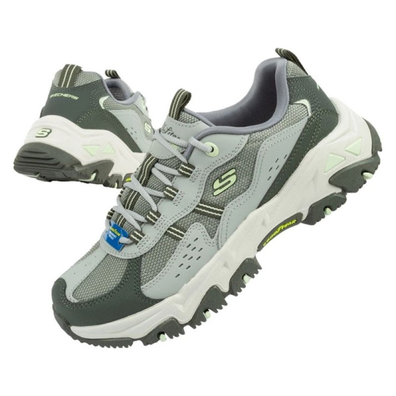 Pantofi de trekking sport Skechers 180128/GRMT pentru femei verzi verde 1