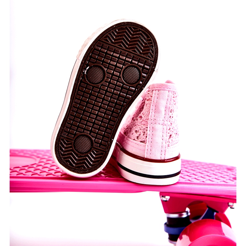 Adidași roz înalți pentru fete pentru fete 4