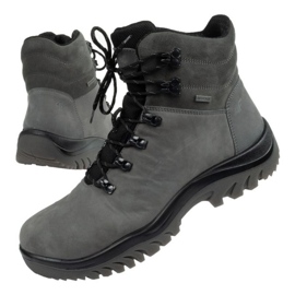 Pantofi de trekking 4F OBMH255 25S gri 1