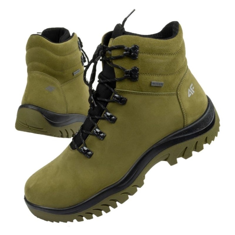 Pantofi de trekking 4F OBMH255 45S verde 1