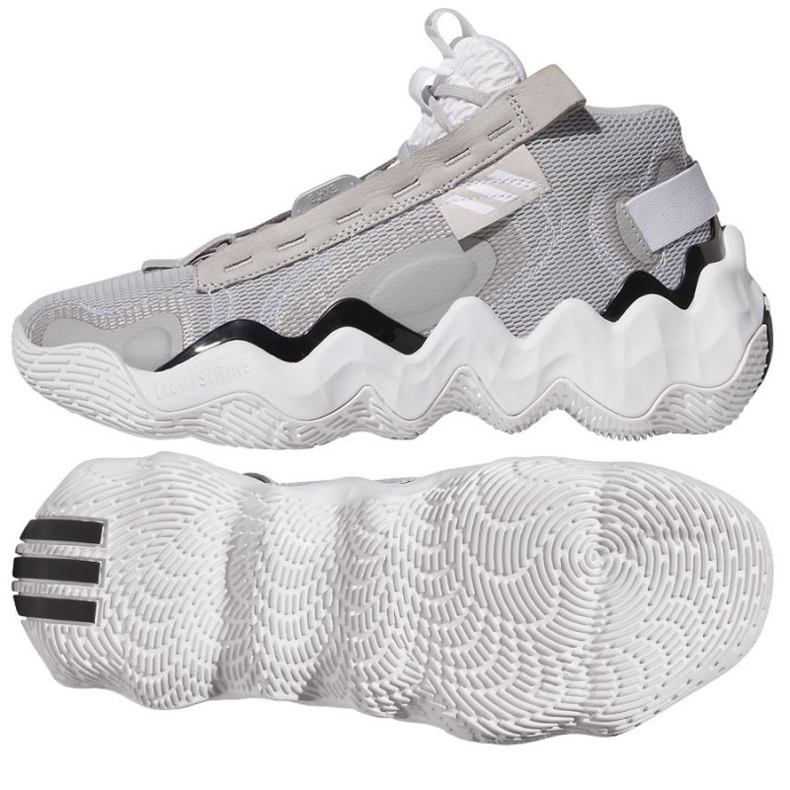 Pantofi Adidas Exhibit B Wmns Mid GY8983 gri nuanțe de gri 1