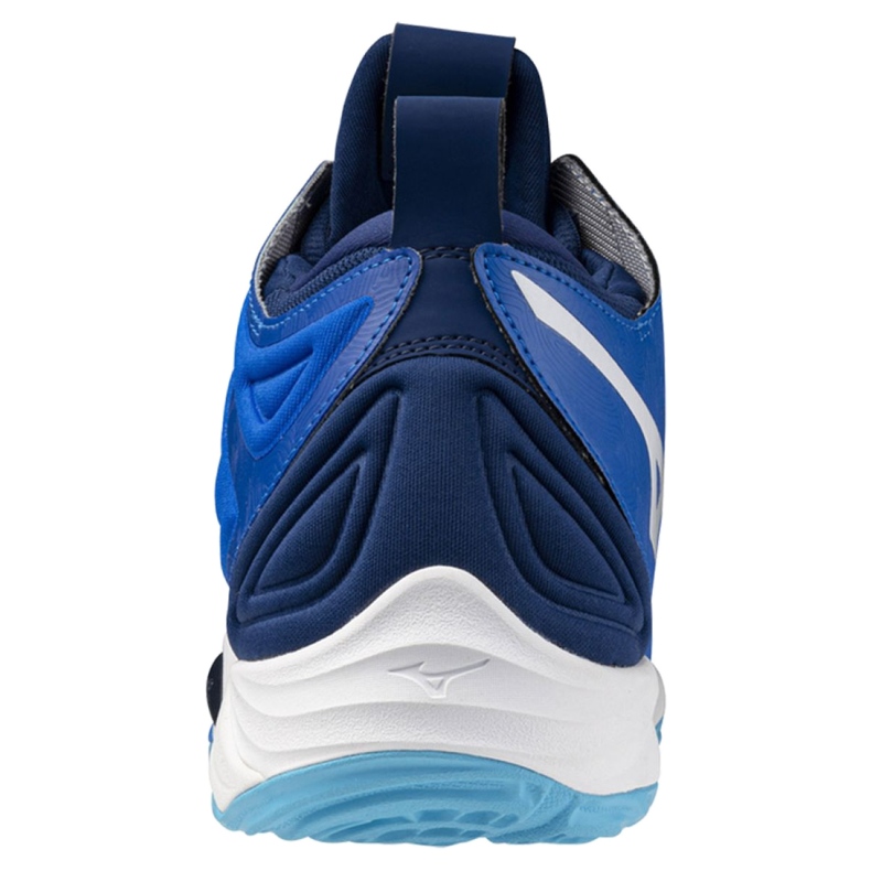 Pantofi de volei Mizuno Wave Momentum 3 Mid V1GA231701, albastru 3