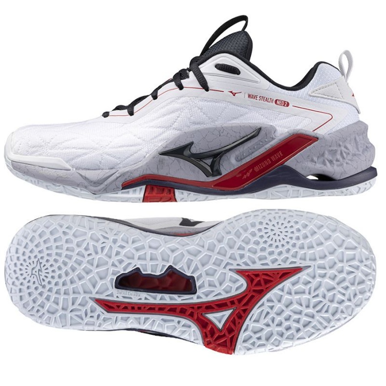 Pantofi Mizuno Wave Stealth Neo 2 X1GA240021 alb 1