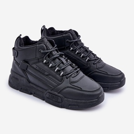 Pantofi izolați pentru bărbați Big Star OO174587 HI-POLLY System MID Negru 1
