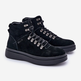 Cizme izolate de piele intoarsa pentru barbati Big Star OO174187 Negru 1