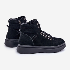 Cizme izolate de piele intoarsa pentru barbati Big Star OO174187 Negru 2