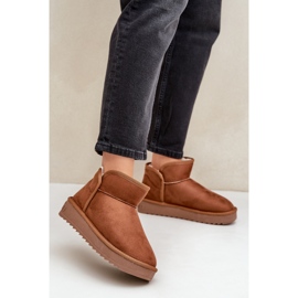 D.Franklin Cizme de zapada cu platforma pentru dama DFSH370010 Maro 2