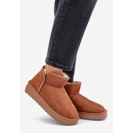 D.Franklin Cizme de zapada cu platforma pentru dama DFSH370010 Maro 1