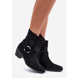 Cizme din piele intoarsa naturala cu toc inalt Zazoo 3444/2 Negru 1 Cizme din piele intoarsa naturala cu toc inalt Zazoo 3444/2 Negru 1