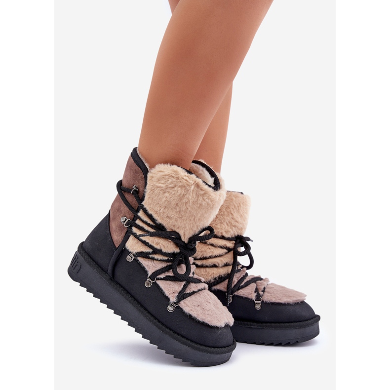 Cizme De Zăpadă Damă Cu Blană D.Franklin DFSH370012 Negru 1 Cizme De Zăpadă Damă Cu Blană D.Franklin DFSH370012 Negru 1