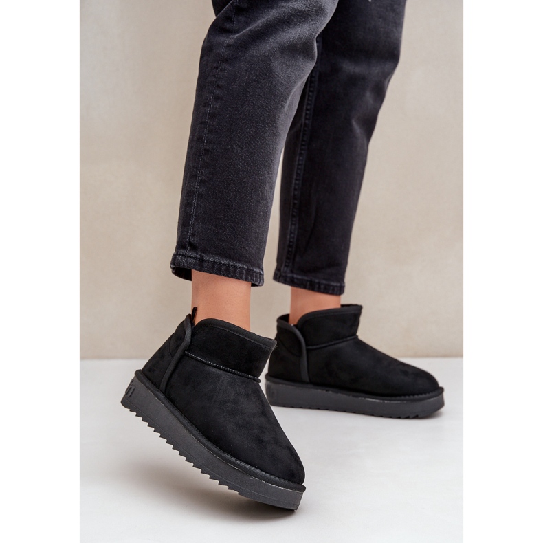 Cizme de zapada cu platforma de dama D.Franklin DFSH370010 Negru 2