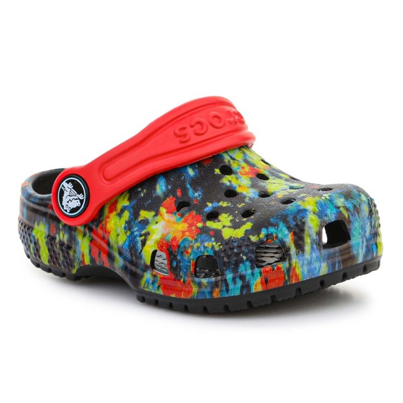 Slapi Crocs Classic Tie Dye Graphic Kids Clog T 206994-4SW multicolor 1