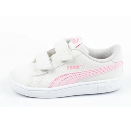 Pantofi Puma Smash V2 Buck 365184 27 alb 2