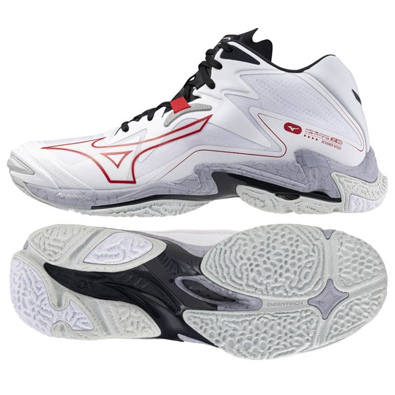 Pantofi Mizuno Wave Lightning Z8 Mid V1GA240596 alb 1